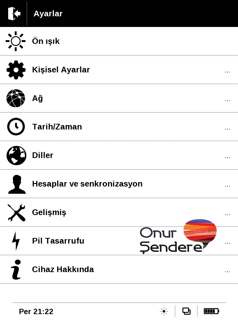 calibro touch lux ayarlar onur sendere