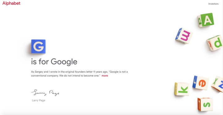alphabet google