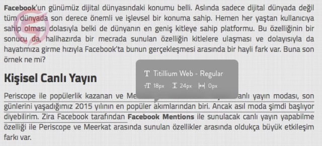 facefont ile yazi tipi ogrenmek ornek sitesi