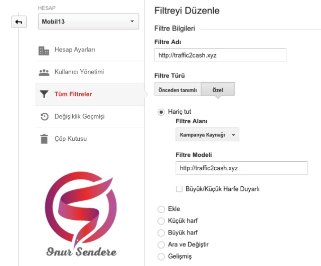 spam trafik google analytics