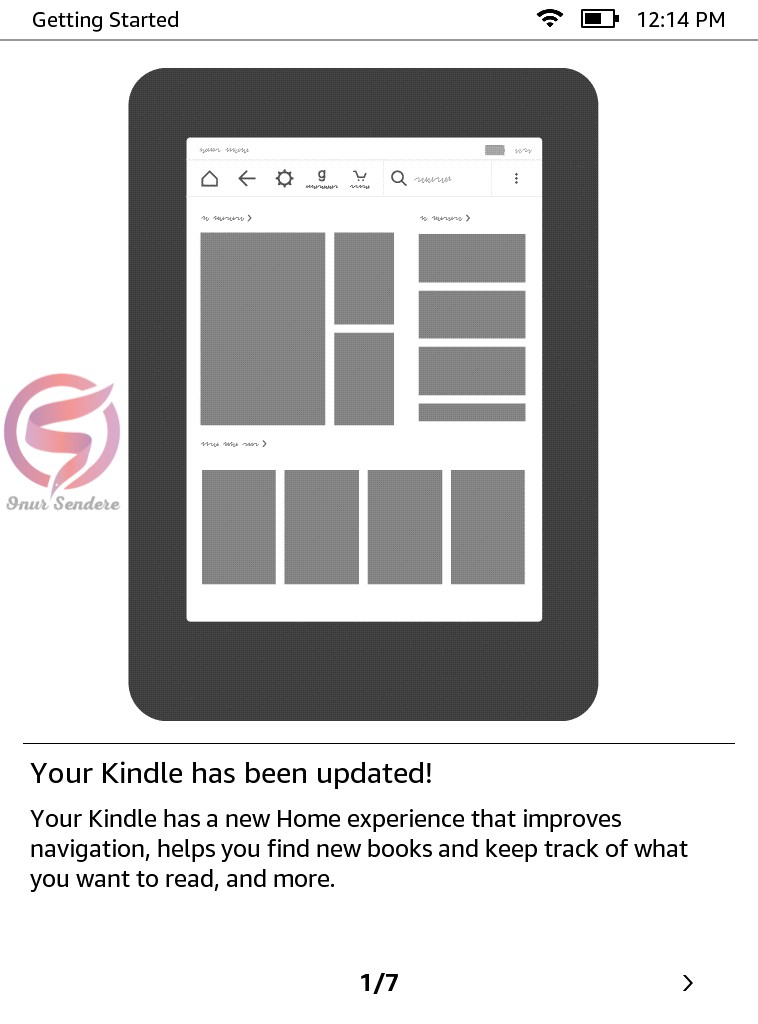 kindle guncelleme sonrasi anlatim 1