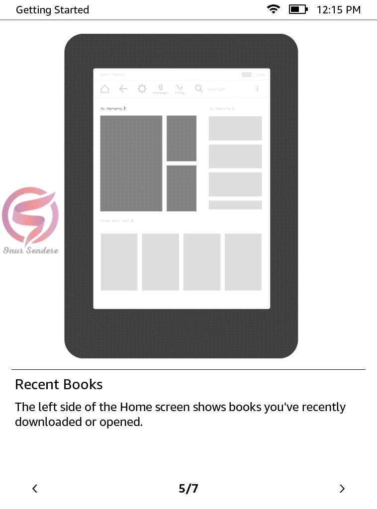 kindle guncelleme sonrasi anlatim 5