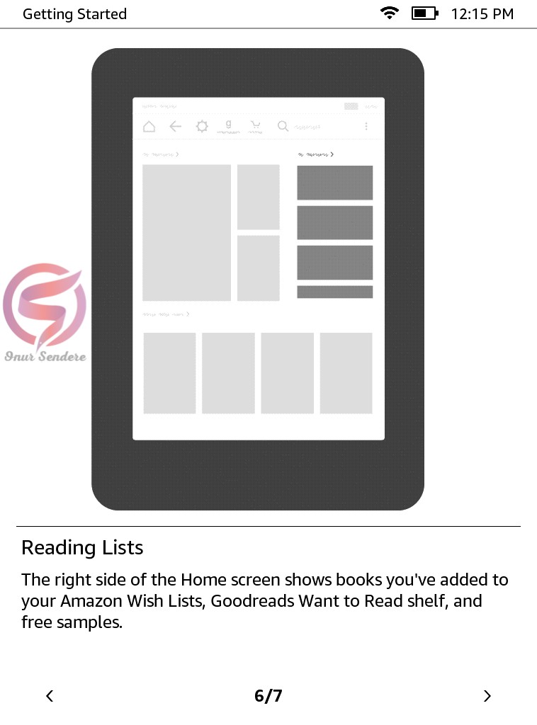 kindle guncelleme sonrasi anlatim 6