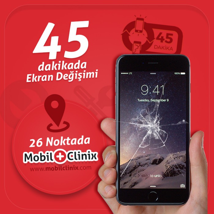 mobilclinix iphone 6 ve iphone 6 plus ekran degisimi