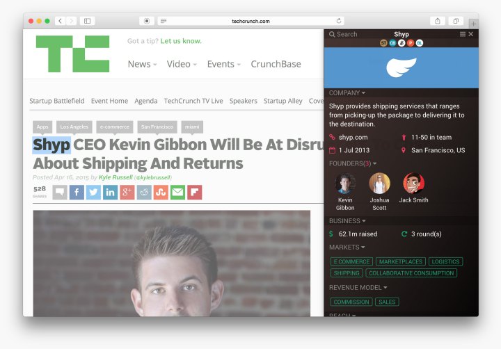 Startup Tracker