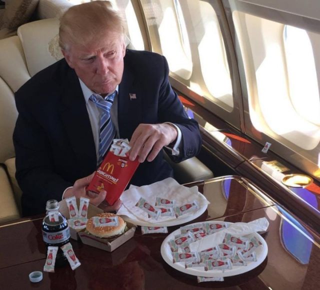 donald trump diet coke
