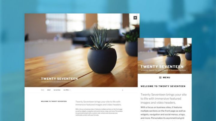wordpress 4.7 teması yirmi on yedi