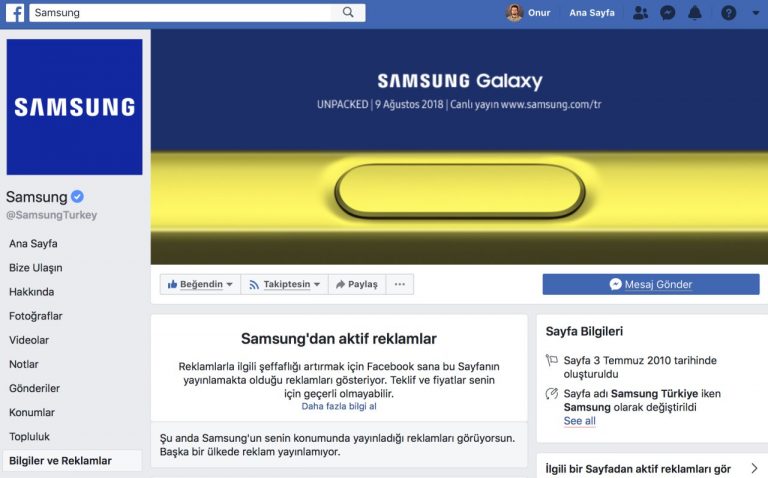 Rakiplerinizin Facebook’taki Reklamlarını Görün
